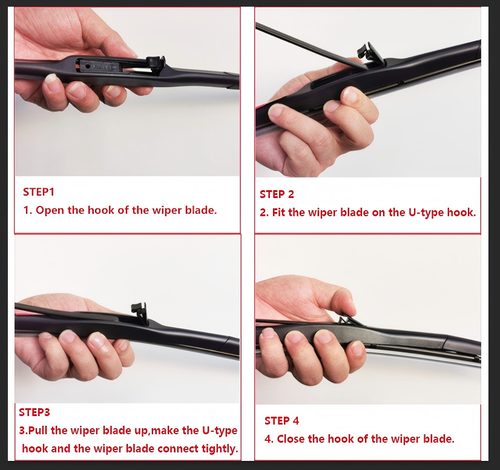 MING TAI YK330 All-Season Silicone Windshield Wiper Blades, Anti-Ice Quiet Replacement Wipers